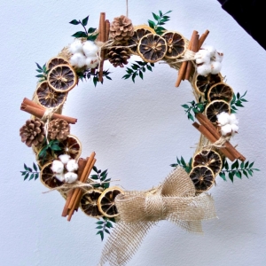 Winter Dried Citrus Wreath